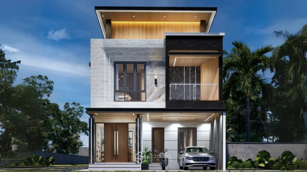Desain Rumah Modern Tropis Malang