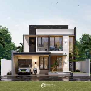 Desain Rumah Modern Tropis Bogor
