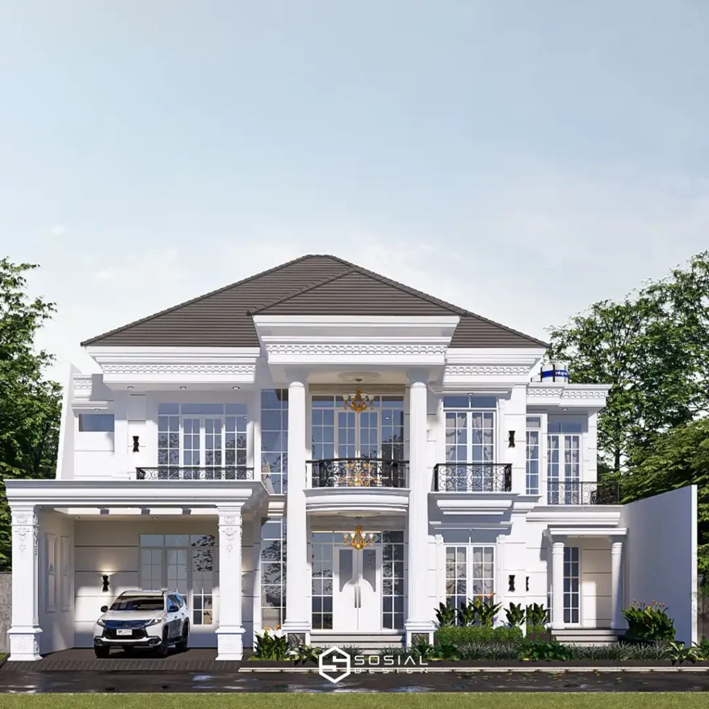 Desain Rumah Klasik 2 Lantai Semarang