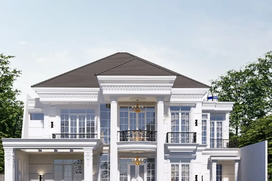 Desain Rumah Klasik 2 Lantai Semarang