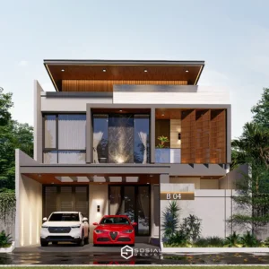 Jasa Desain Rumah Minimalis Modern 2 Lantai Surabaya