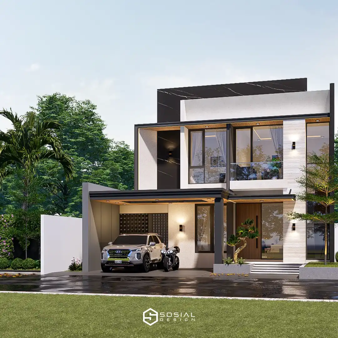 Desain Rumah Modern 2 Lantai