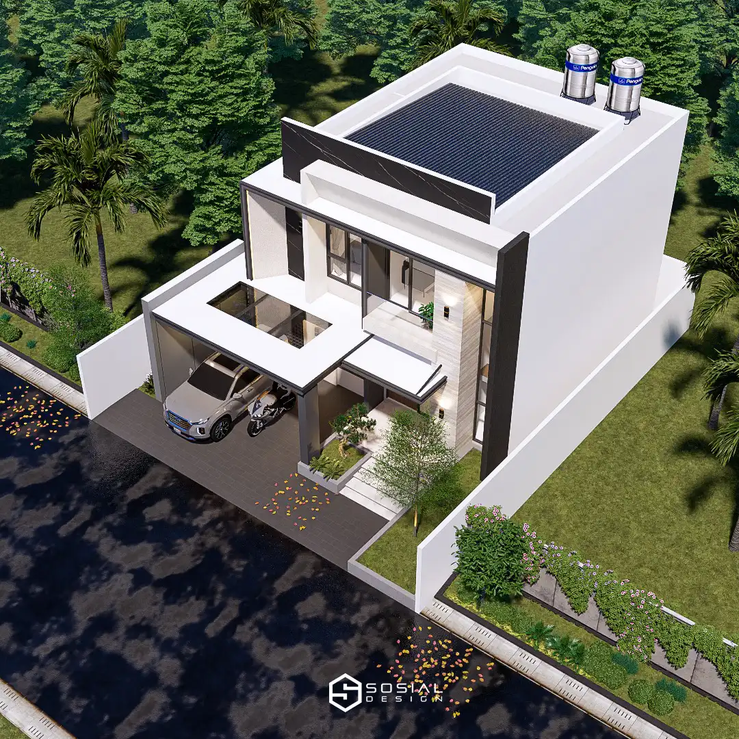 Rumah Modern 2 Lantai