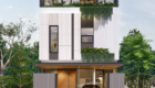 Desain Rumah Minimalis Tropis 3 Lantai