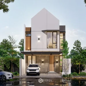 Jasa Desain Rumah Scandinavian 2 Lantai