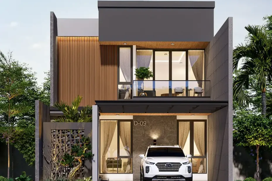 Desain Rumah Modern Tropis Purwokerto