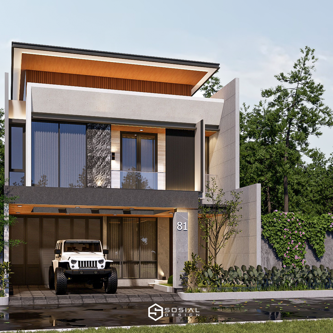 Desain Rumah Minimalis Modern 2 Lantai
