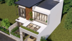 Desain Rumah Modern Tropis 2 Lantai
