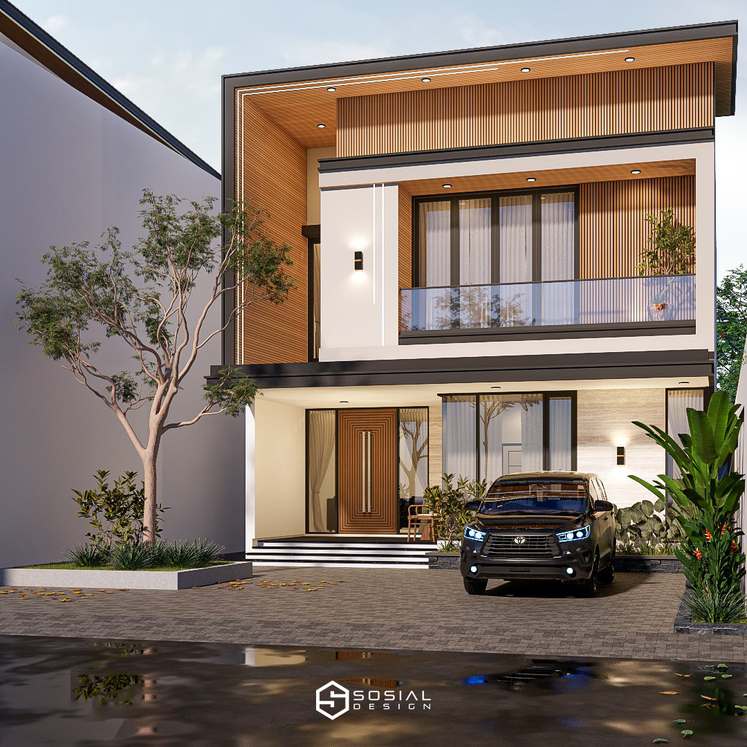 Rumah Minimalis Tropis 2 Lantai