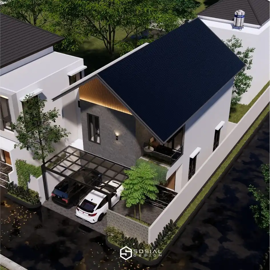 Rumah Japandi Industrial
