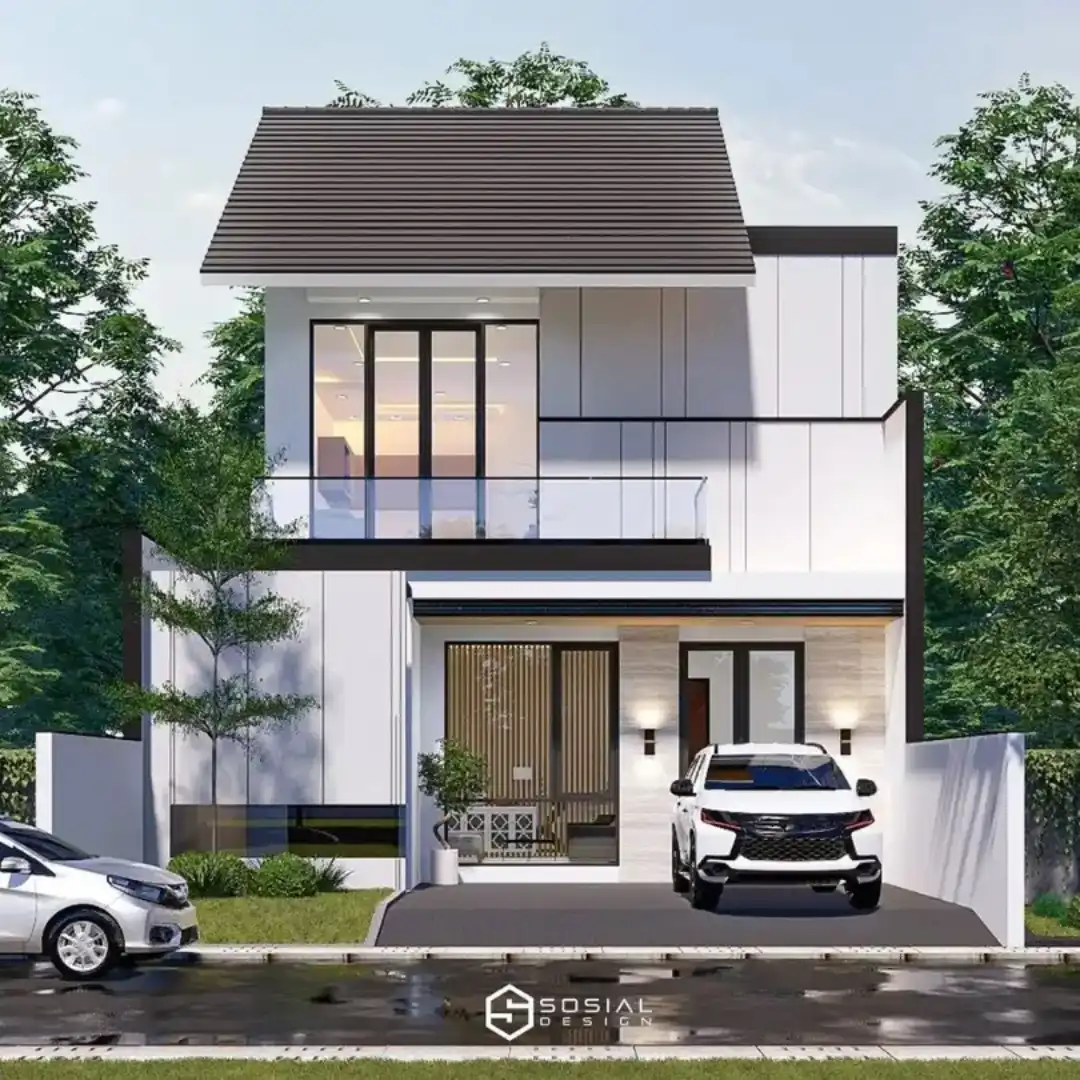 Desain Rumah Minimalis Modern Bapak A – Bandung
