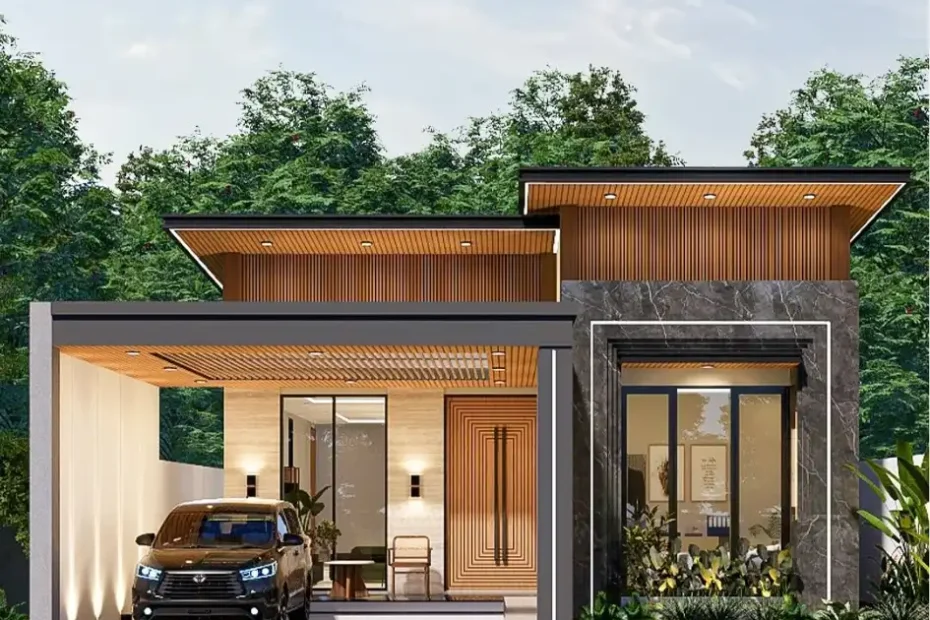 Desain Rumah Modern 1 Lantai