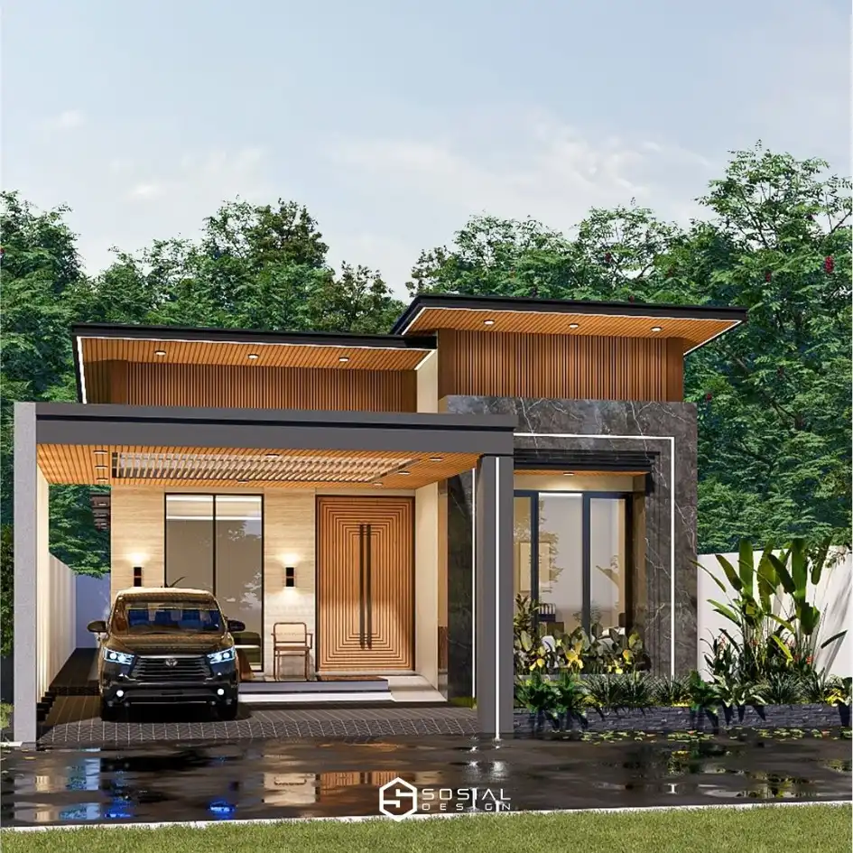 Desain Rumah Modern 1 Lantai