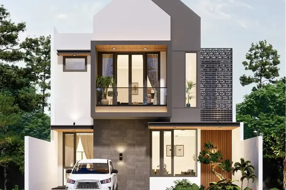 Desain Rumah Scandinavian 2 Lantai