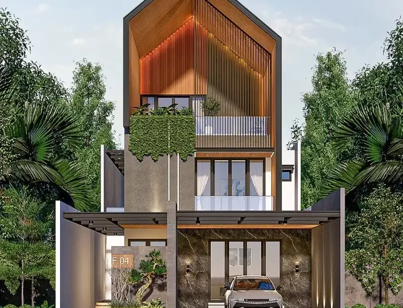 Desain Rumah Scandinavian 3 Lantai