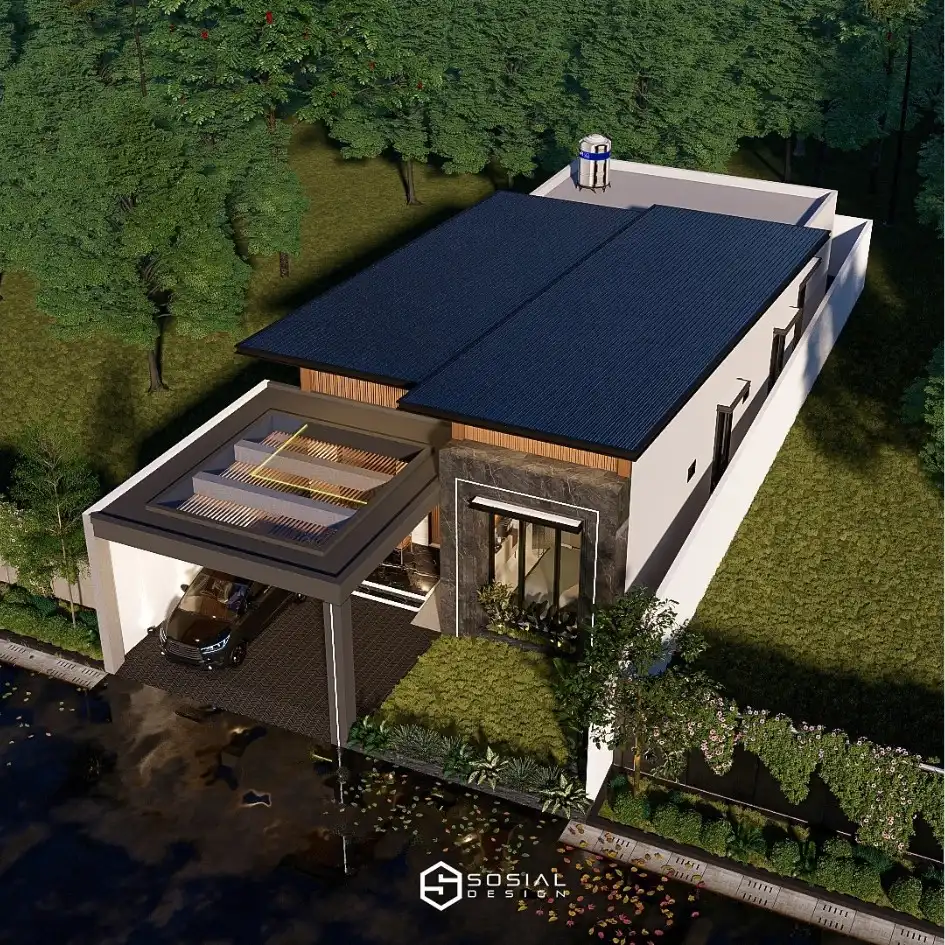 Desain Rumah Modern 1 Lantai