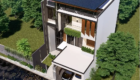 Desain Rumah Modern Tropis 3 Lantai Surabaya