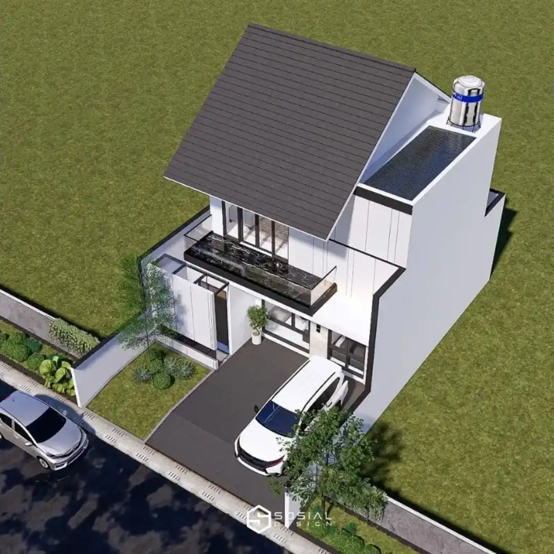 Desain Rumah Minimalis Mr. A Bandung