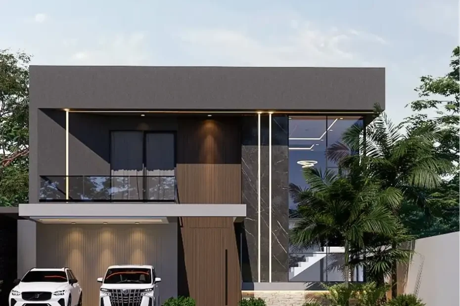 Desain Rumah Modern 2 Lantai Solo