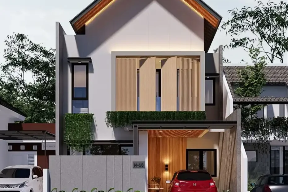 Desain Rumah Scandinavian 2 Lantai Lamongan