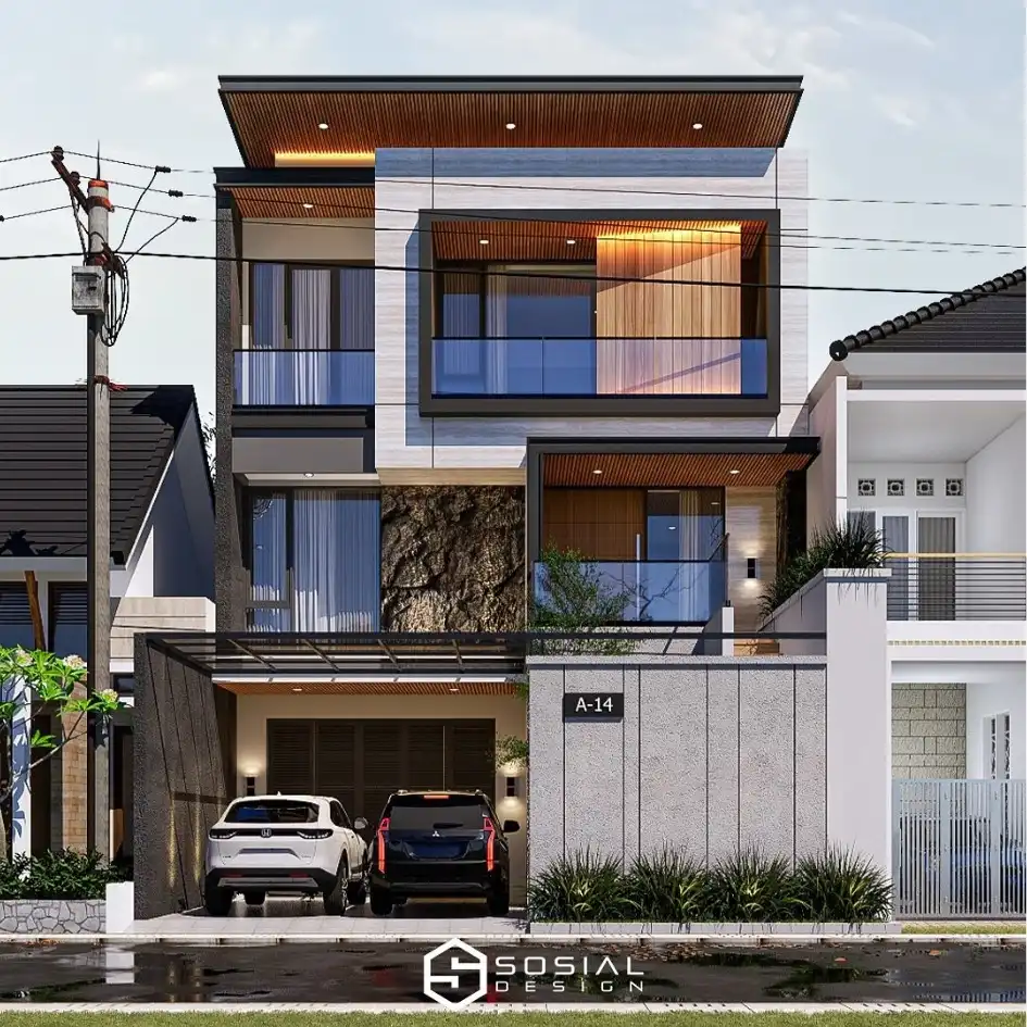 Desain Rumah Minimalis Modern Ibu R – Jakarta