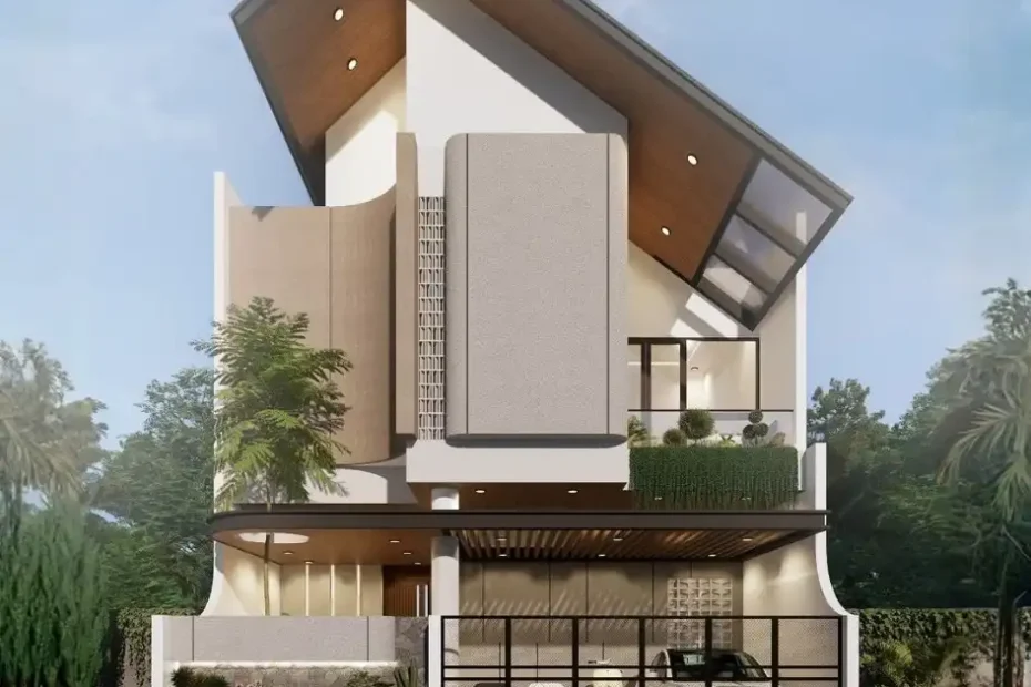 Desain Rumah Scandinavian 2 Lantai Semarang