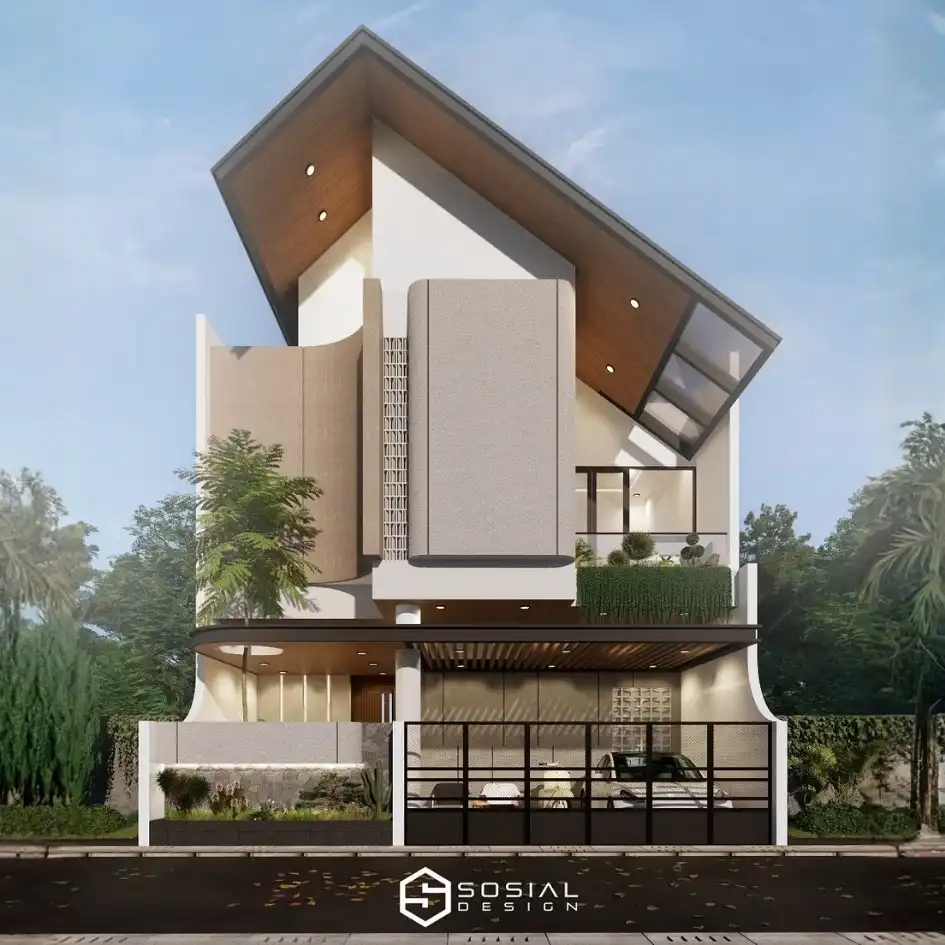 Desain Rumah Scandinavian 2 Lantai Semarang