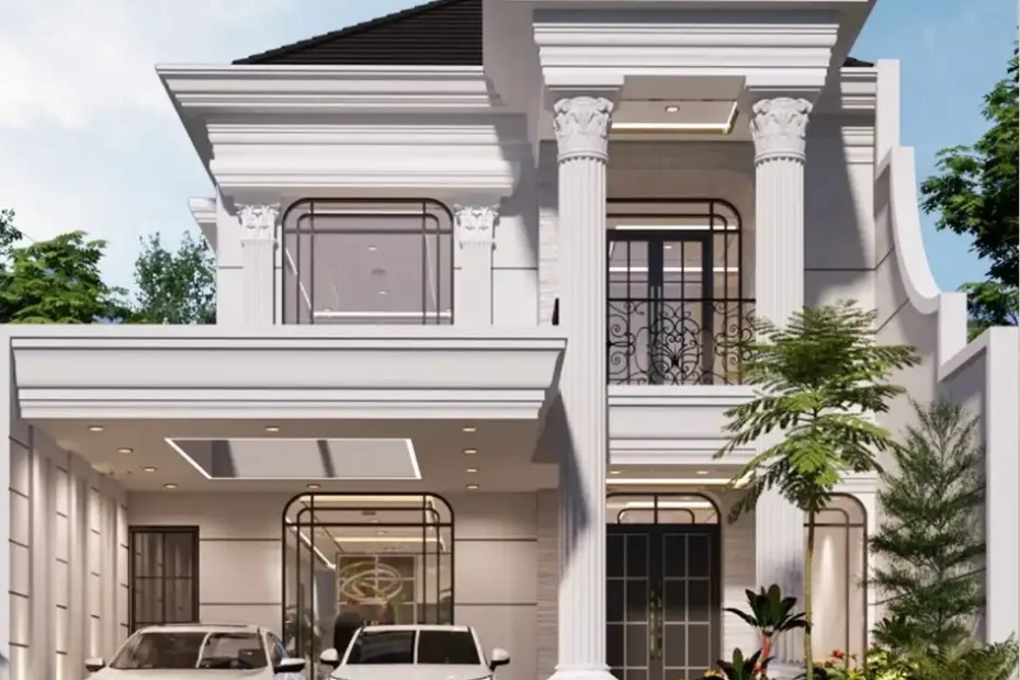 Desain Rumah Klasik 2 Lantai Jakarta