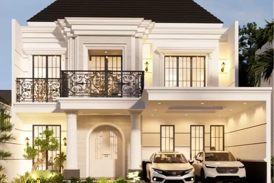 Desain Rumah Klasik 2 Lantai Bandung