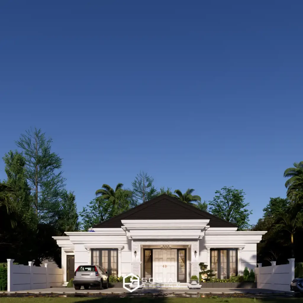 Desain Rumah Klasik 1 Lantai Jogja