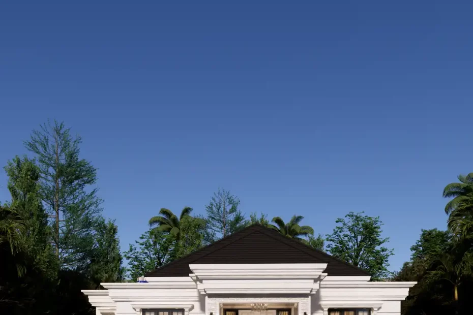 Desain Rumah Klasik 1 Lantai Jogja