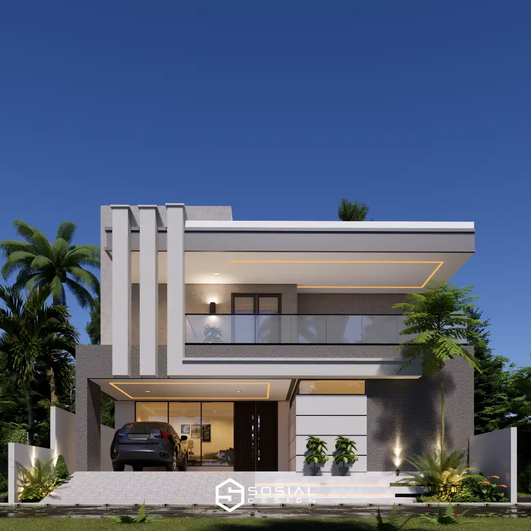 Desain Rumah Minimalis Modern 2 Lantai Tangerang Selatan