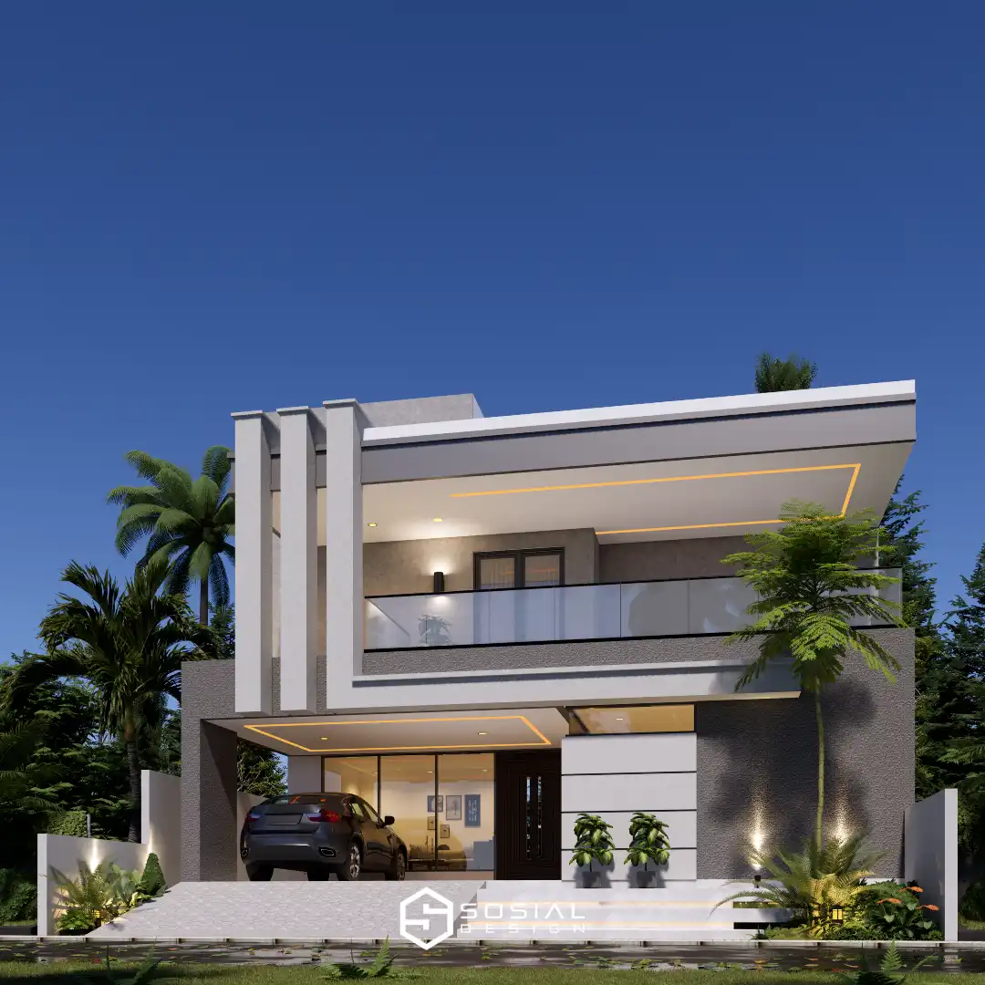 Desain Rumah Minimalis Modern 2 Lantai Tangerang Selatan