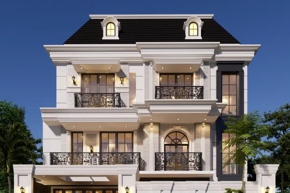 Rumah Klasik Modern 3,5 Lantai Jakarta Barat