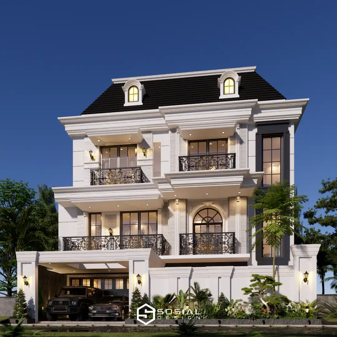 Rumah Classic Modern 3,5 Lantai Jakarta Barat