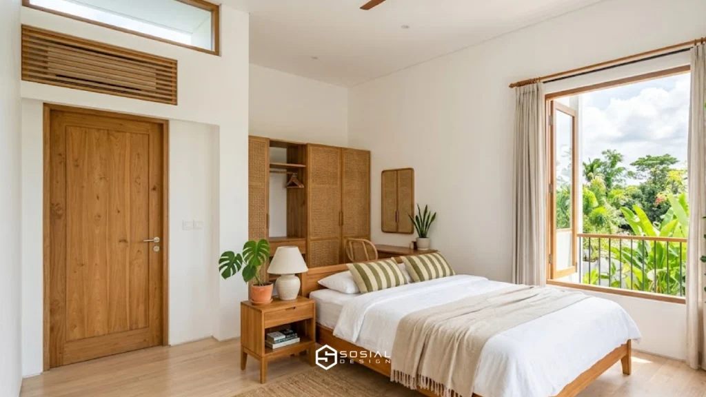 Ventilasi udara kamar dengan bukaan alami