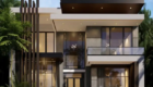 desain rumah modern kontemporer 2 lantai Jakarta Selatan