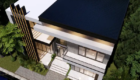 desain rumah modern kontemporer 2 lantai Jakarta Selatan