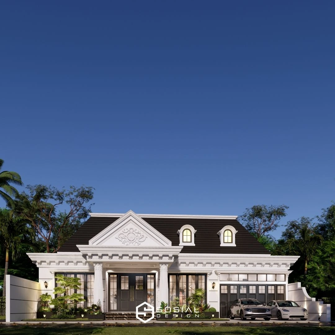 desain rumah klasik