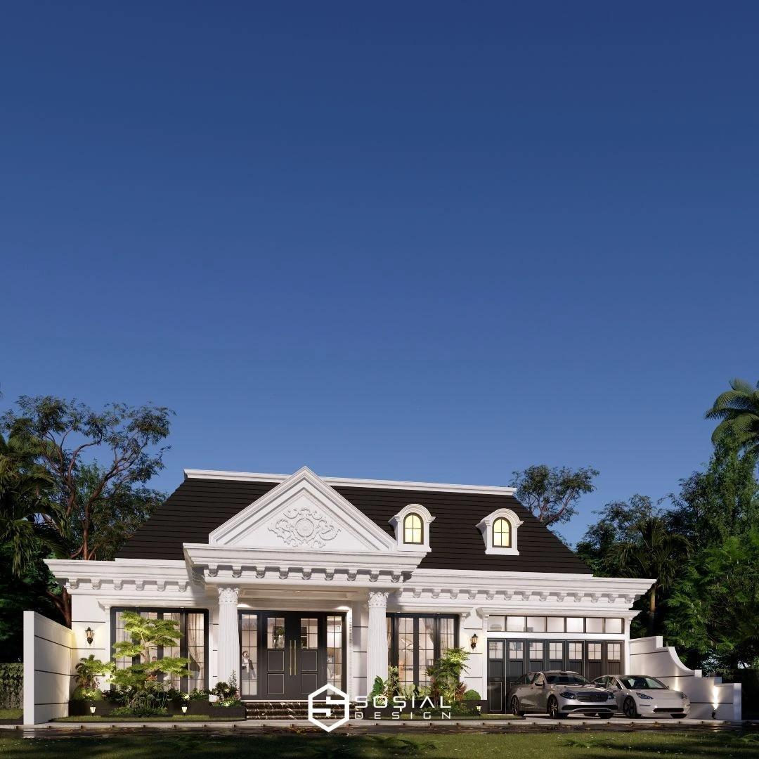 desain rumah klasik