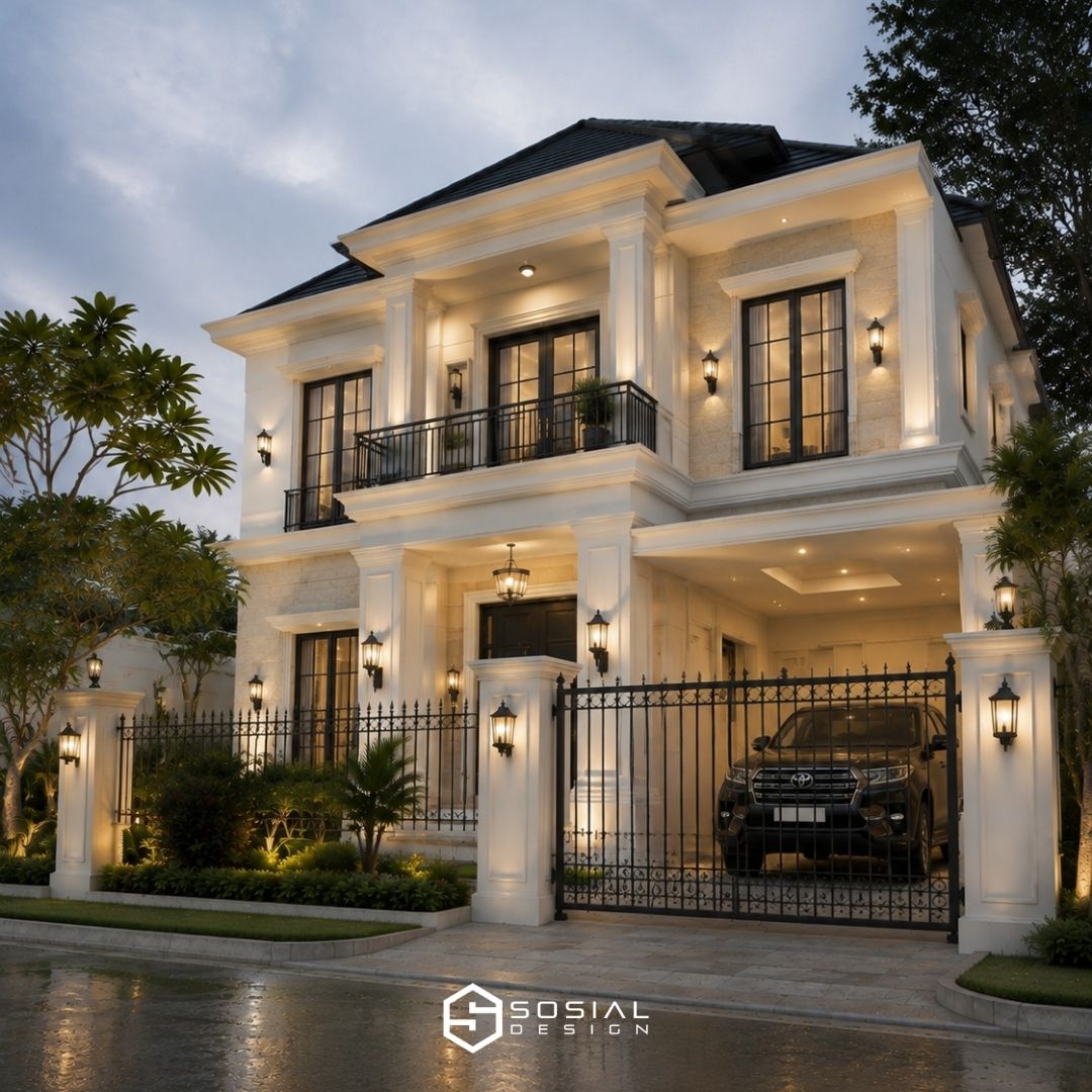 desain rumah klasik