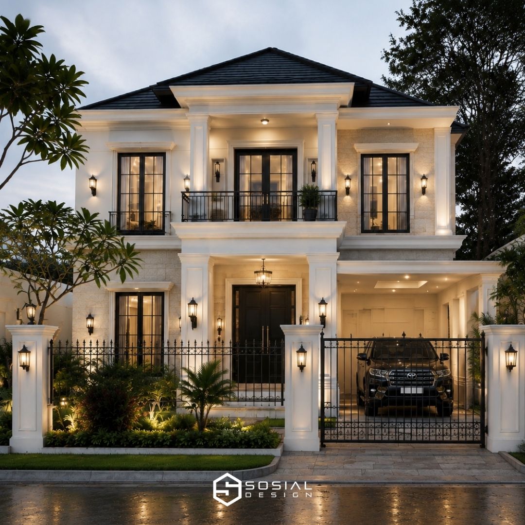 desain rumah klasik